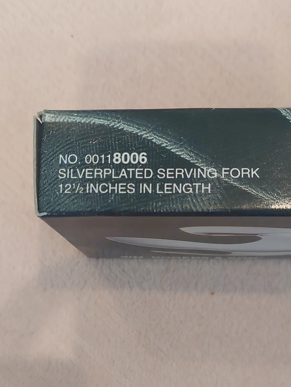 SIlverplated SERVING FORK by William M. Rogers & Son NIB